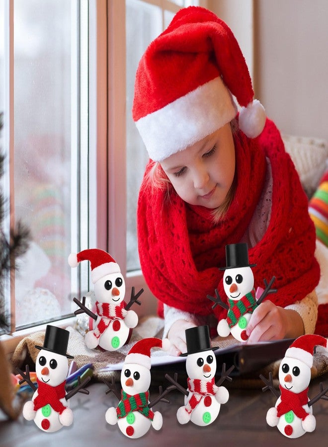AWHETIE 10 Pack Stocking Stuffers for Kids,Christmas Crafts for Kids Bulk,Build a Snowman Crafts Kit Modeling Clay,Christmas Stocking Stuffers Gifts Activities for Boys Girls - Image 5